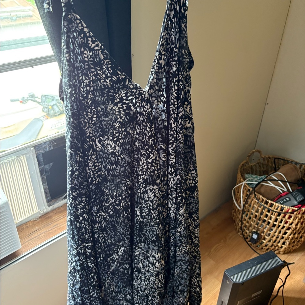 Mexicali Blues Black and White Floral Dress